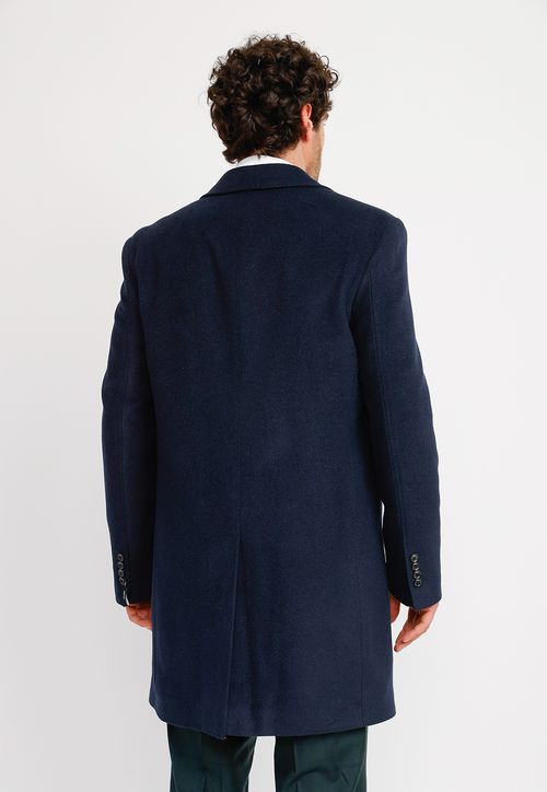 Abrigo Hombre Formal Vercelli Voyage Azul Marino