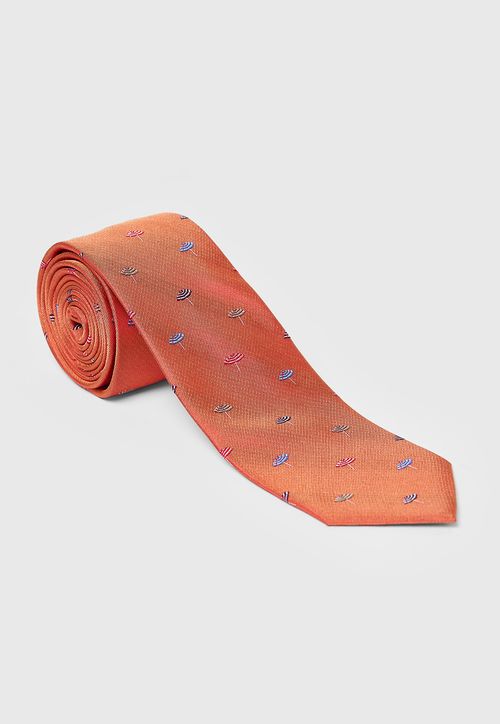 Corbata Formal Hombre Seda Fantasía Classic Rosado