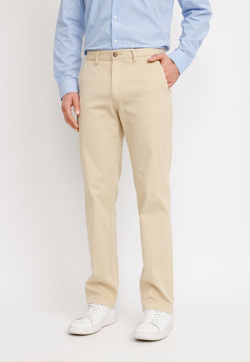 Pantalón Algodón Europe Beige