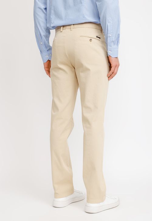 Pantalón Algodón Europe Beige
