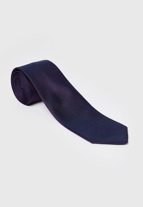 Corbata Formal Hombre Seda Microdiseño Classic Morado
