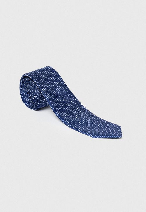 Corbata Formal Hombre Microfibra Lisa Promoción Azul