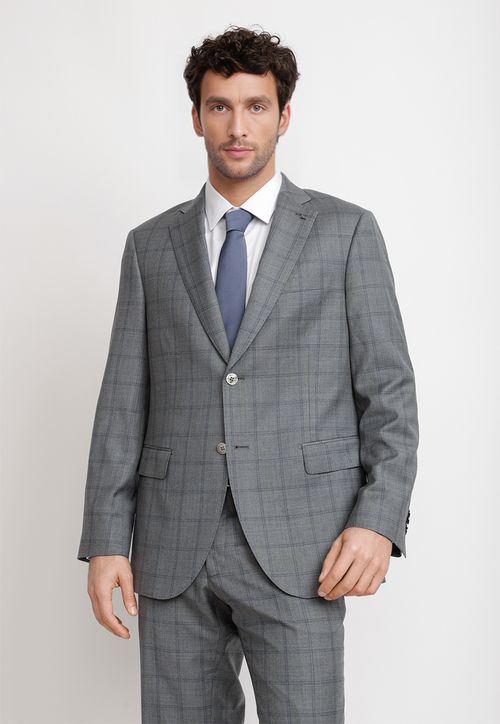 Traje Hombre Formal Lana S120'S Seda Sartorial Gris