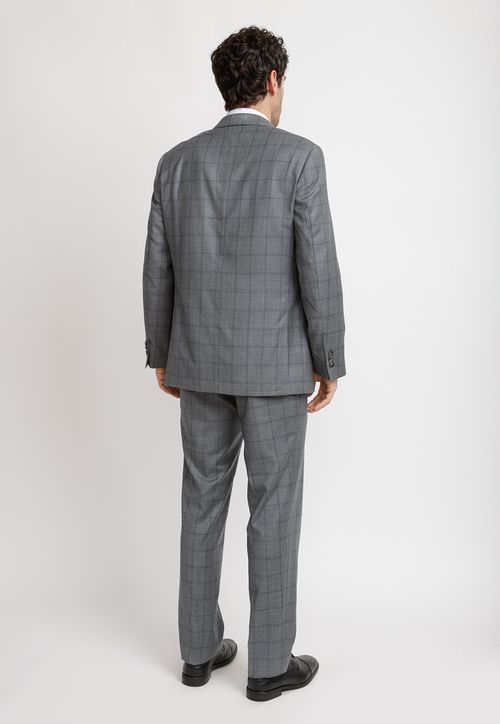Traje Hombre Formal Lana S120'S Seda Sartorial Gris