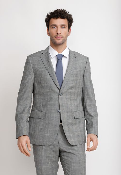 Traje Hombre Formal Lana S140'S Luxury Gris