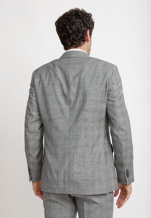 Traje Hombre Formal Lana S140'S Luxury Gris