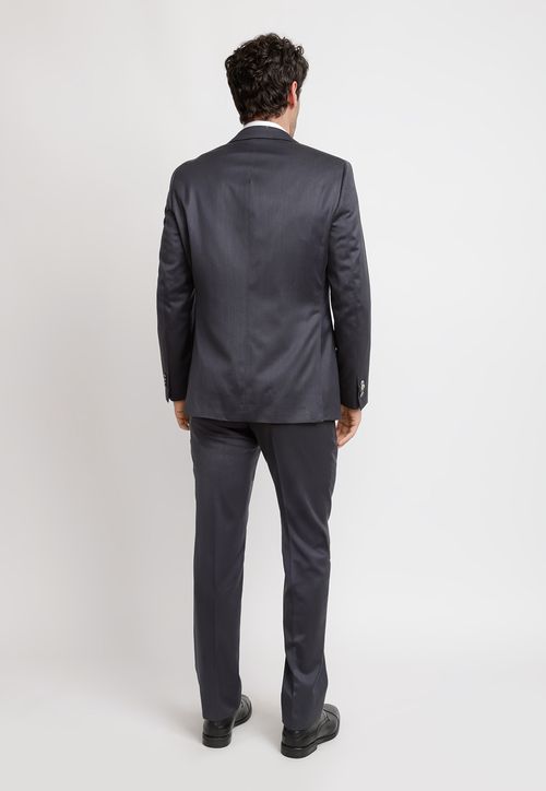Traje Hombre Formal Lana S160'S Emerald Gris