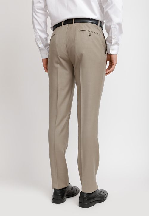 Pantalón Hombre Formal Lana S100'S Mix&Color Khaki
