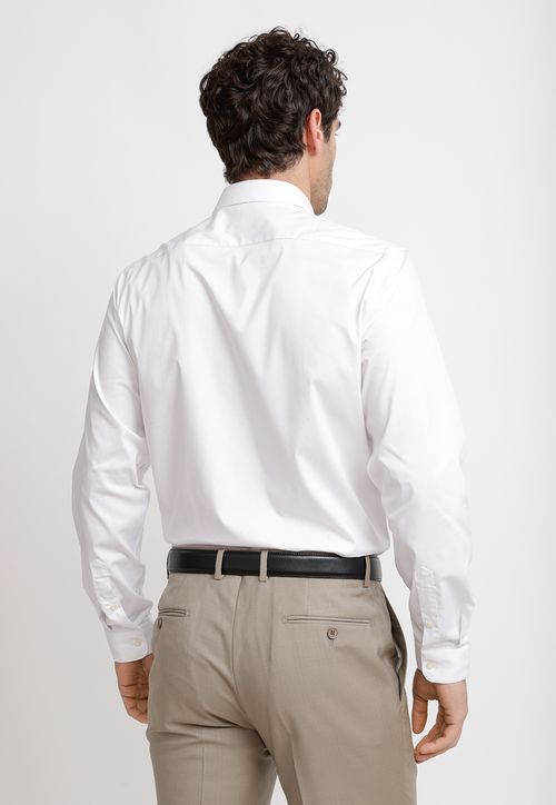 Camisa Hombre Formal Graduación Blanco