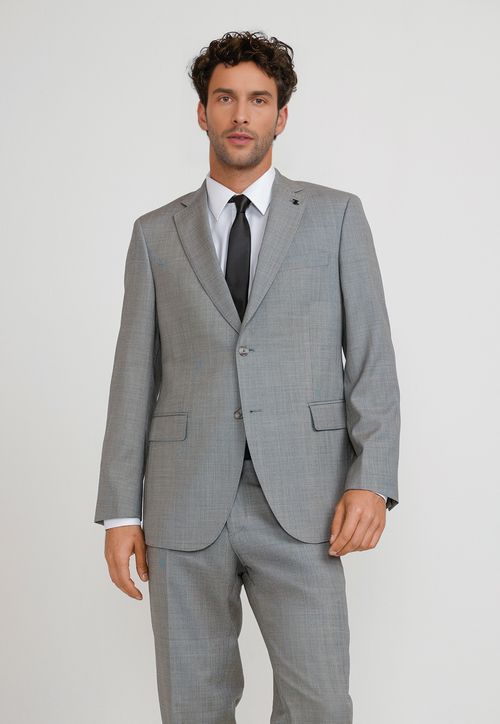 Chaqueta Hombre Formal Lana S100'S Mix&Color Gris