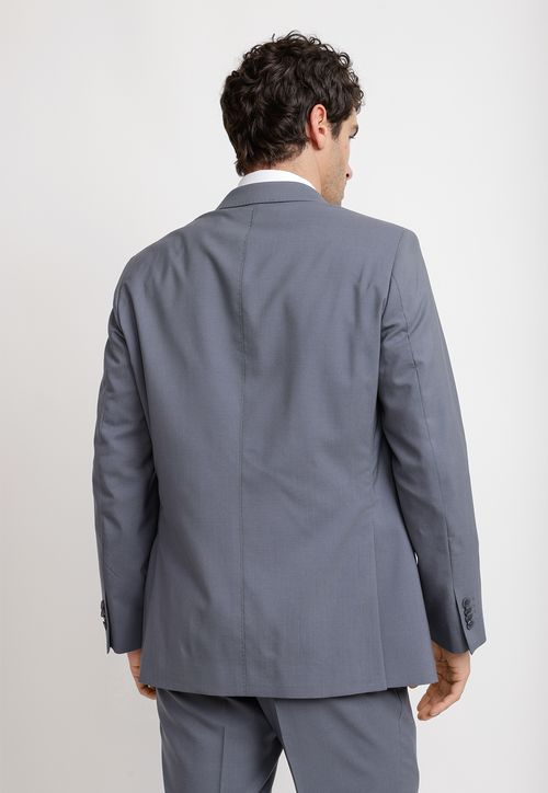 Chaqueta Hombre Formal Lana S100'S Mix&Color Azul Piedra