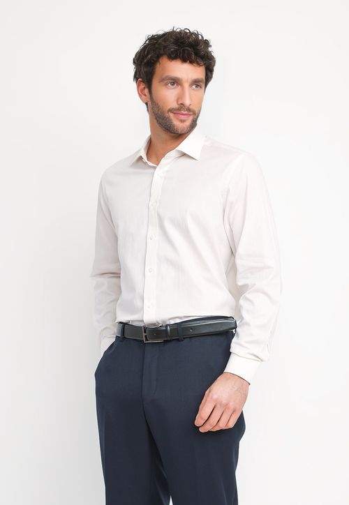 Camisa Hombre Formal Algodón Classic Arena