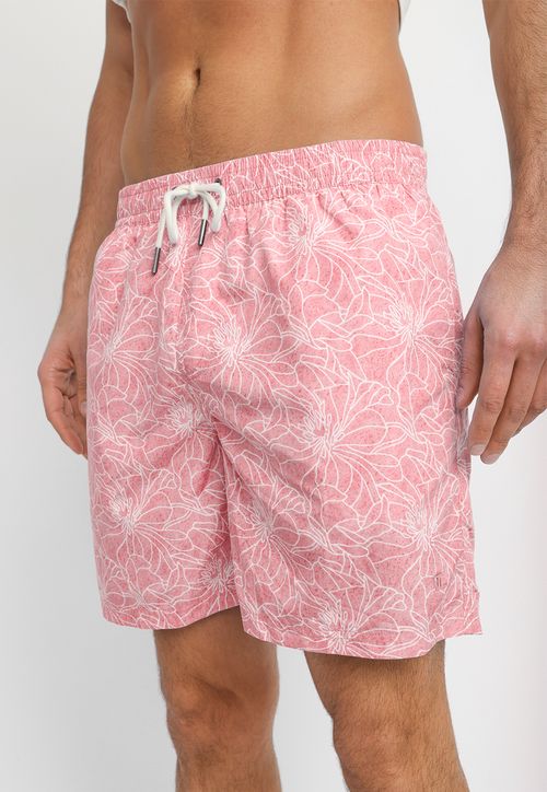 Traje De Baño Estampado Juma Coral