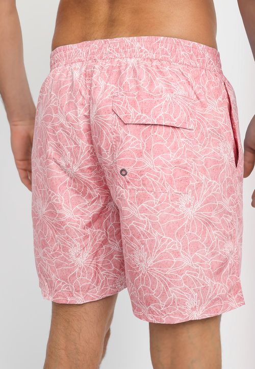 Traje De Baño Estampado Juma Coral