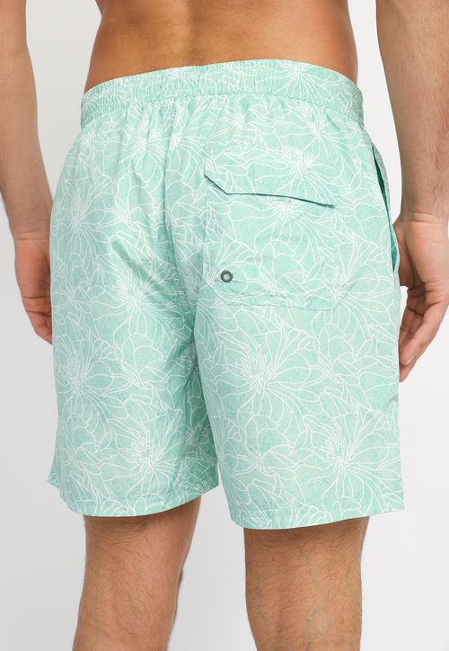 Traje De Baño Estampado Juma Verde