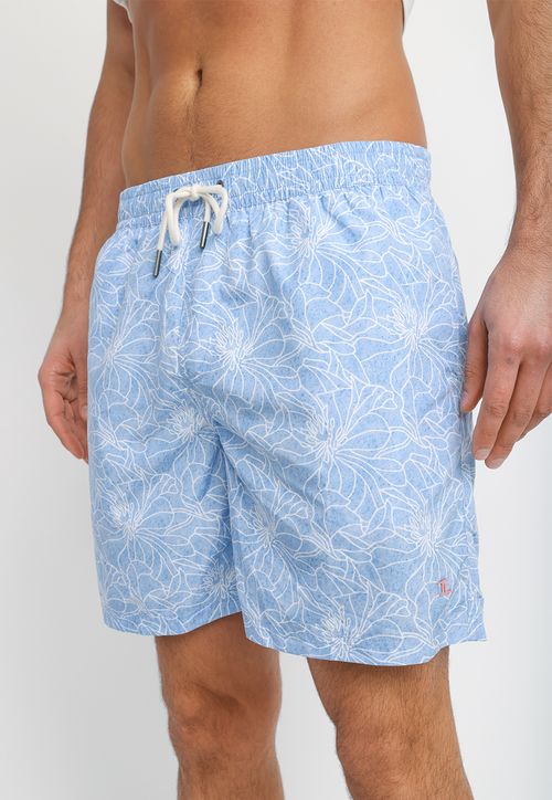 Traje De Baño Estampado Juma Celeste