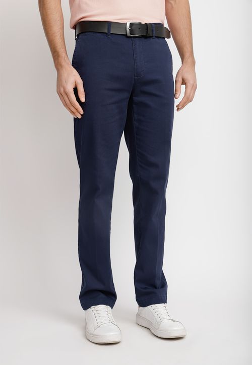 Pantalón Texturado Hombre Algodón Vulcan Azul Marino