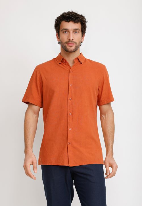 Camisa Lino Algodón Boris Naranjo