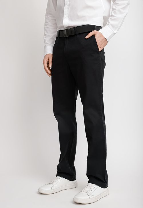 Pantalón Chino Hombre Algodón Vinci Negro