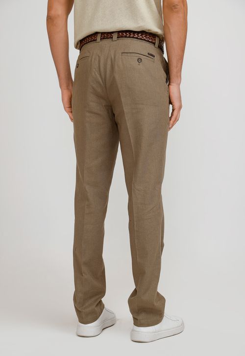 Pantalón Hombre Lino Venancio  Verde