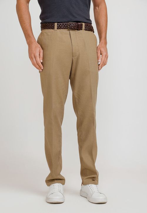 Pantalón Hombre Lino Venancio Arena