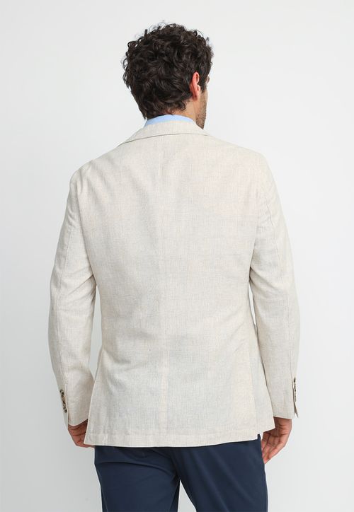 Chaqueta Hombre Lino Algodón Caden Beige