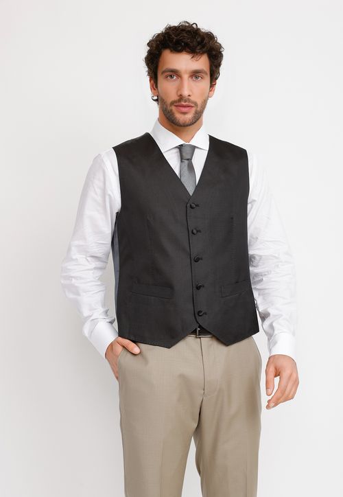 Gilet Hombre Formal Seda Gilet&Co Negro