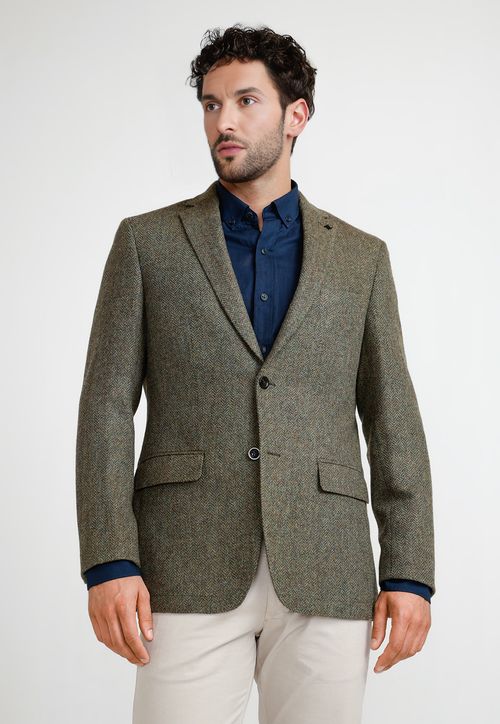 Chaqueta Hombre Lana Cooper Verde
