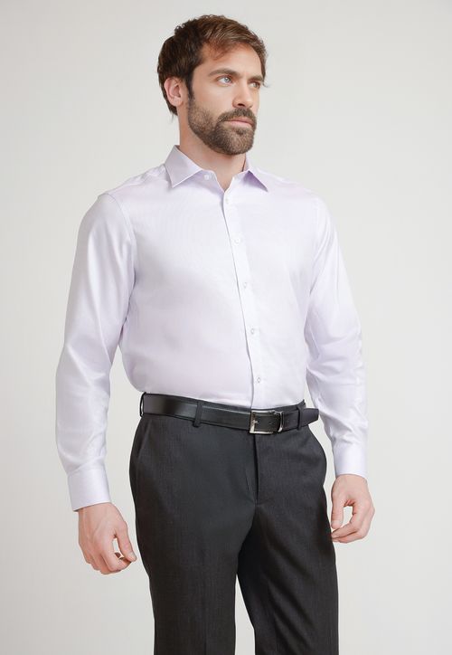 Camisa Hombre Formal Travel Lila