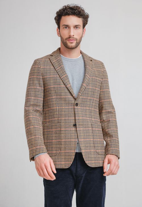 Chaqueta Hombre Lana Cameron Café