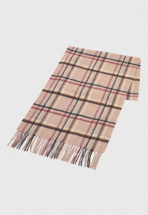 Bufanda Hombre Lana Merino Rojo