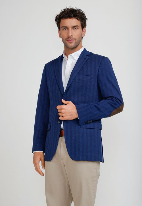 Chaqueta Casual Algodón Claire Azul Marino