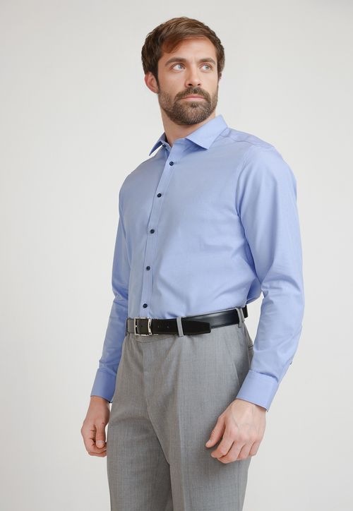 Camisa Hombre Formal Travel Celeste