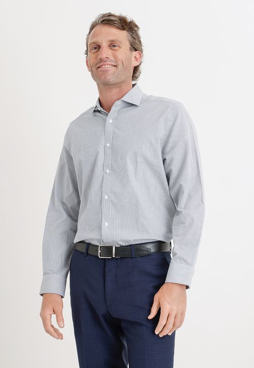 Camisa Formal Hombre Executive Azul Marino