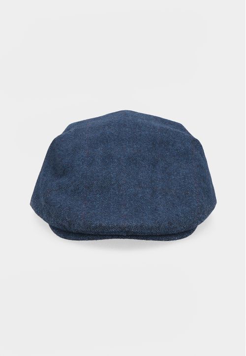Boina Hombre Lana Azul