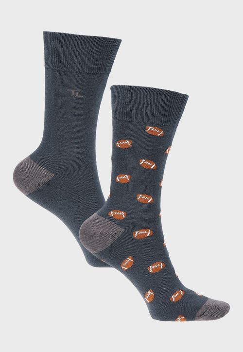 Calcetines Hombre Futball Bipack Verde