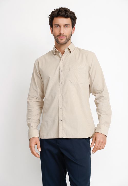 Camisa ML Hombre Burgos Crudo