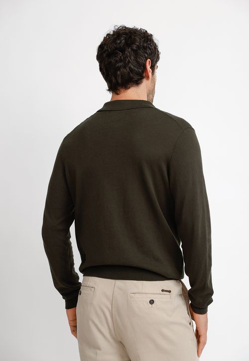 Polera ML Hombre Marcel Verde