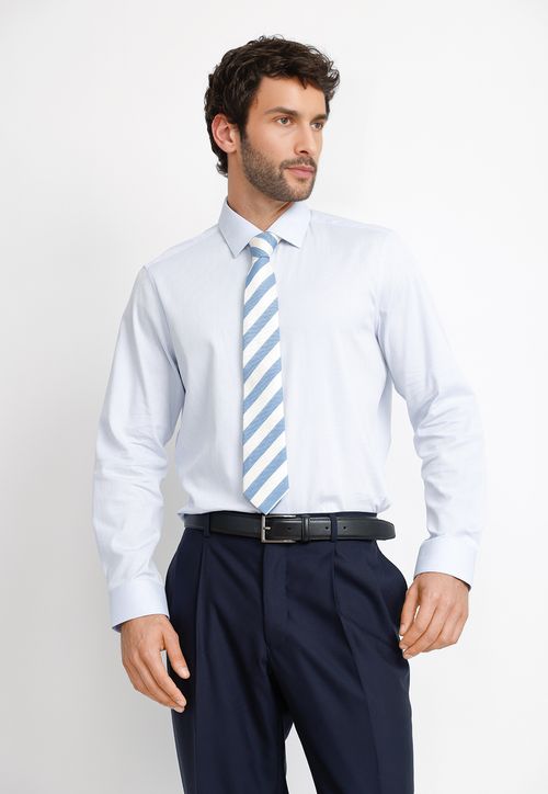Camisa Formal Hombre Dynamic Celeste