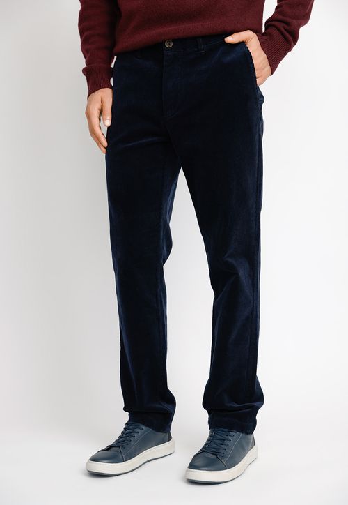 Pantalón Cotelé Hombre Vision Azul Marino
