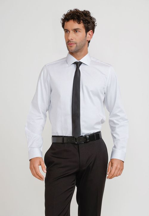 Camisa Hombre Formal Algodón Classic Verde