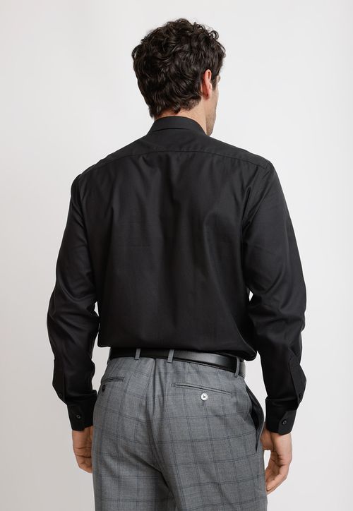 Camisa Formal Hombre Non Iron Negro