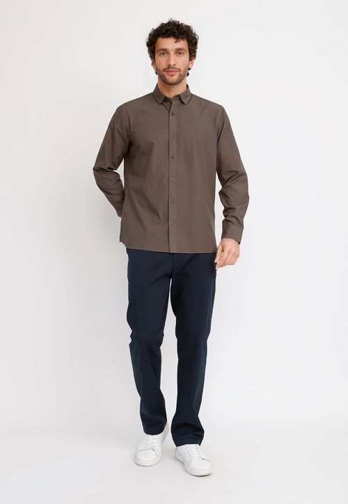 Camisa ML Hombre Basilio Gris