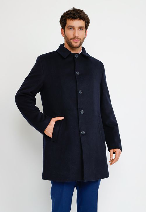 Abrigo Formal Hombre Javier Azul Marino
