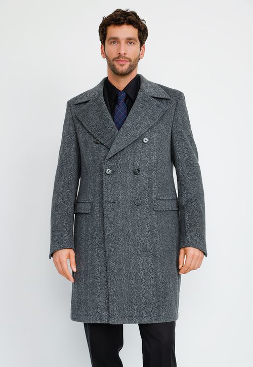 Abrigo Formal Hombre Classic Marengo