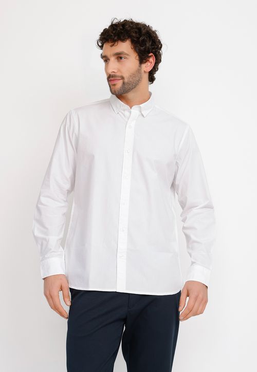 Camisa ML Hombre Basilio Blanco