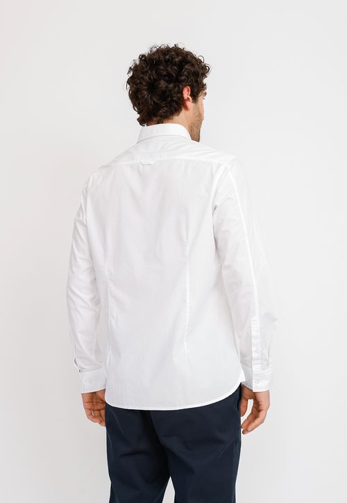 Camisa ML Hombre Basilio Blanco