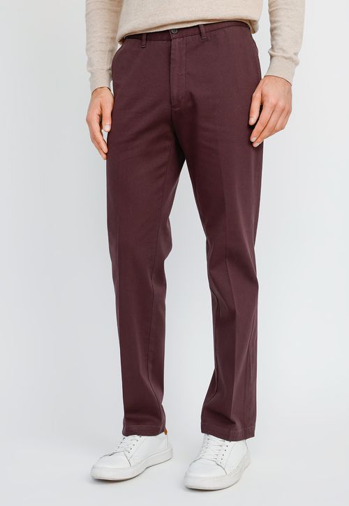 Pantalón Hombre Vinci Chino Burdeo