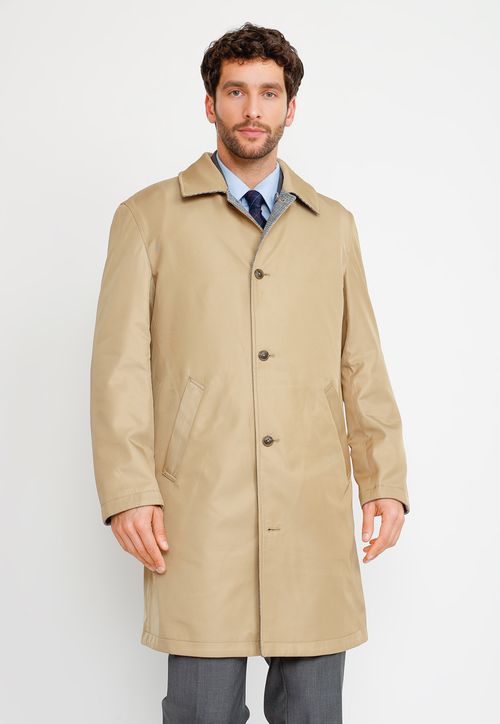 Impermeable Formal Hombre Classic 2 Sides Camel