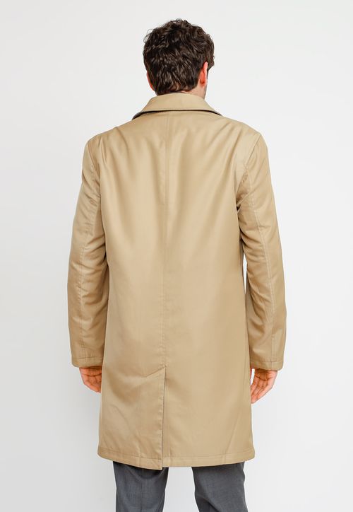 Impermeable Formal Hombre Classic 2 Sides Camel